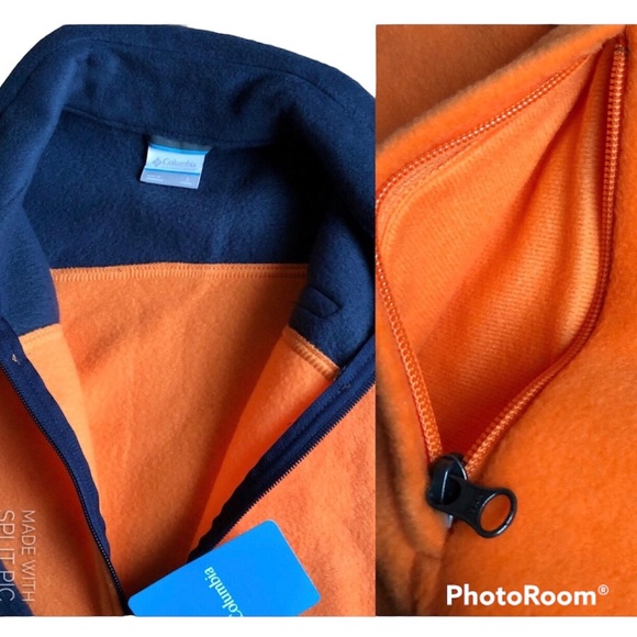 NEW COLUMBIA FLEECE JACKET Granite Mountain II Fleece Full Zip Large Kids UNISEX - Picture 3 of 14